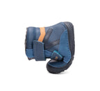 D.D.Step ghete baieti Barefoot imblanite 26-31 Bermuda Blue