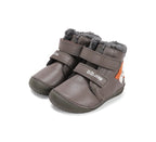 D.D.Step ghete baieti Barefoot imblanite 20-25 Khaki cu raton