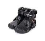 D.D.Step ghete baieti imblanite 26-31 Black cu portocaliu