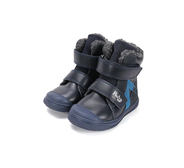 D.D.Step ghete baieti imblanite Ponte20 supinati 28-33 Royal Blue Imagine principală a produsului