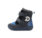 D.D.Step ghete baieti imblanite 20-25 Royal Blue cu D