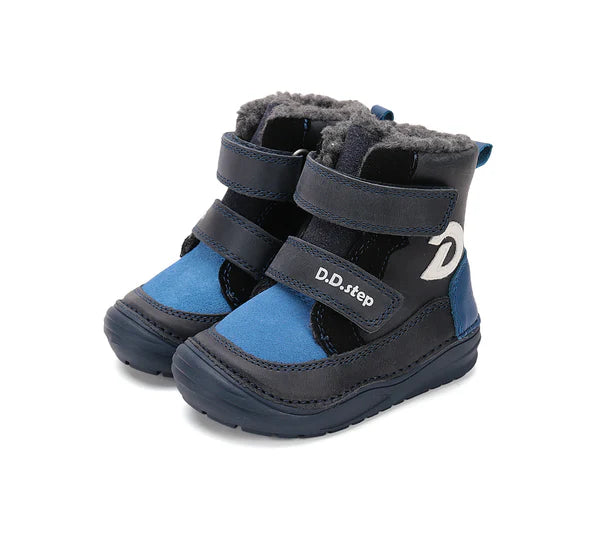 D.D.Step ghete baieti imblanite 20-25 Royal Blue cu D Imagine principală a produsului