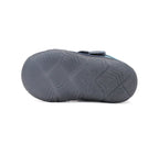 D.D.Step ghete baieti imblanite cu talpa fluorescenta 26-31 Royal Blue  cu crocodil si pesti