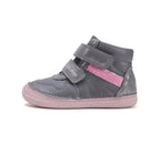 D.D.Step ghete fete cu scai 32-37 Grey cu dunga