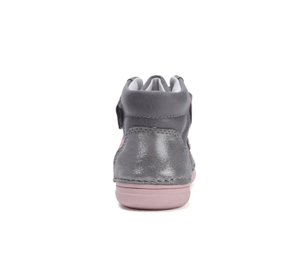 D.D.Step ghete fete cu scai 32-37 Grey cu dunga
