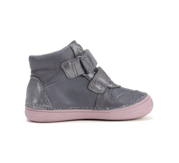 D.D.Step ghete fete cu scai 32-37 Grey cu dunga