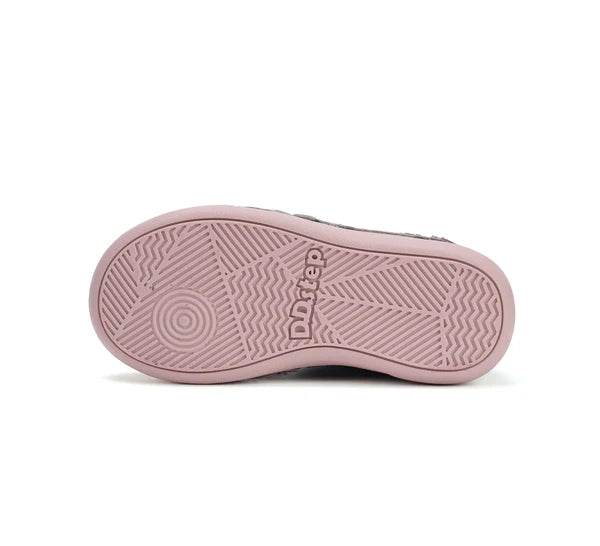 D.D.Step ghete fete cu scai 32-37 Grey cu dunga