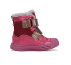 D.D.Step ghete fete imblanite Ponte20 supinati 28-33 Dark Pink  cu bufnita