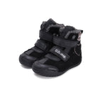 D.D.Step ghete fete imblanite cu LED 25-30 Black cu inimioara