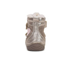 D.D.Step ghete fete imblanite cu LED 25-30 Cream cu inimioara