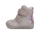 D.D.Step ghete fete imblanite 19-24 Light Grey cu iepuras