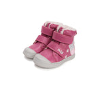 D.D.Step ghete fete imblanite Ponte20 supinati 22-27 Dark Pink cu soricel