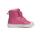 D.D.Step ghete fete imblanite Ponte20 supinati 22-27 Dark Pink cu soricel