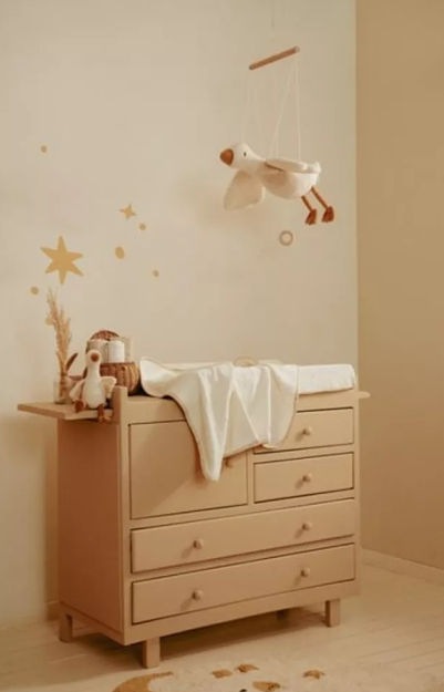 Little Dutch decoratiune suspendata Flying Little Goose Newborn Naturals 0m+