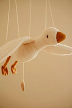 Little Dutch decoratiune suspendata Flying Little Goose Newborn Naturals 0m+