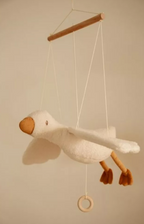 Little Dutch decoratiune suspendata Flying Little Goose Newborn Naturals 0m+