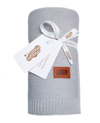 Detexpol patura MayaMoo cu bambus 80x100 cm Grey