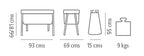 Chicco Patut atasabil Next 2 Me pentru 0m+ Dove Grey