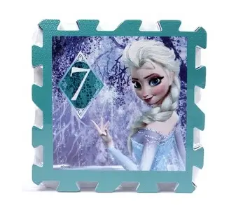 Disney covor de joaca tip puzzle 8 piese 32x32 cm 3 ani+, Frozen