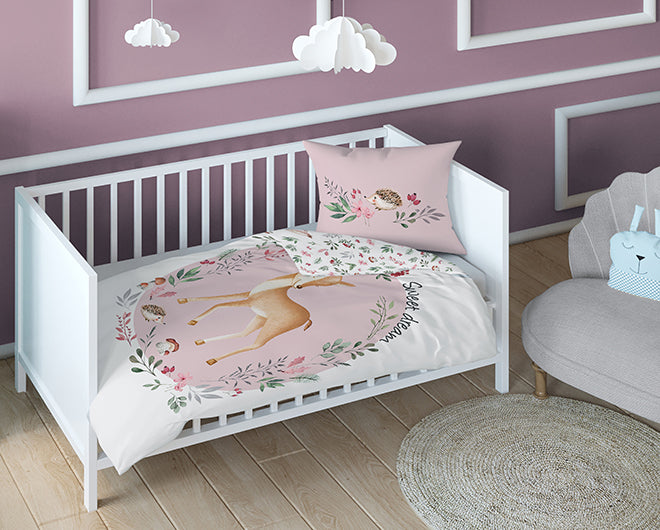 Disney Detexpol lenjerie de pat 2 piese 90x120 cm 0m+ Caprioara