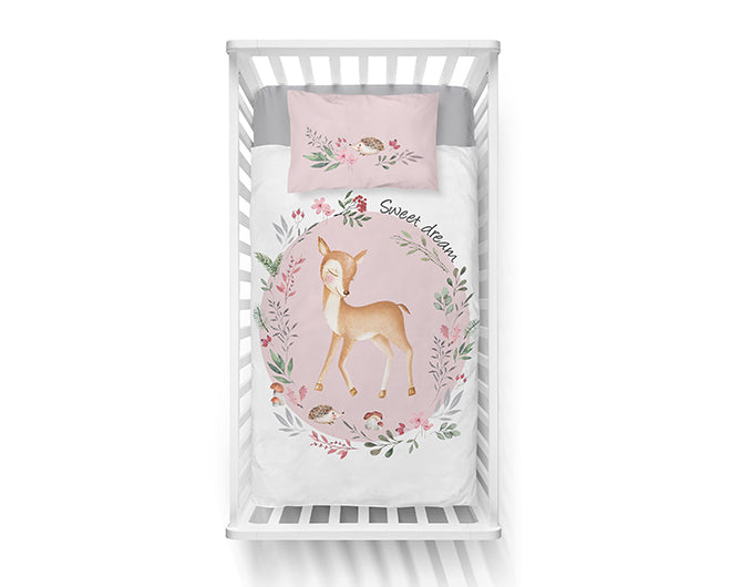 Disney Detexpol lenjerie de pat 2 piese 90x120 cm 0m+ Caprioara