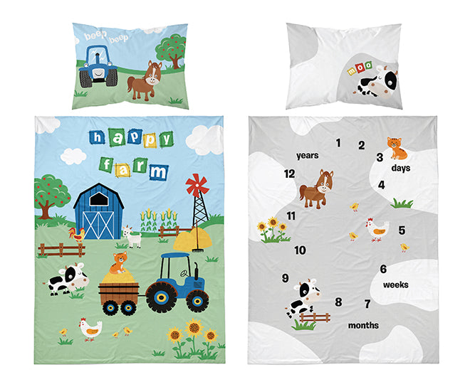 Disney Detexpol lenjerie de pat 2 piese 90x120 cm 0m+ Ferma