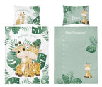 Disney Detexpol lenjerie de pat 2 piese 90x120 cm 0m+, Girafe cu verde