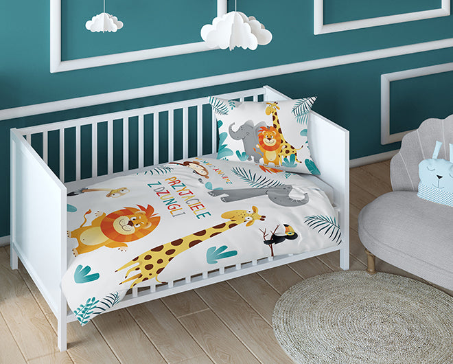 Disney Detexpol lenjerie de pat 2 piese 90x120 cm 0m+ Safari