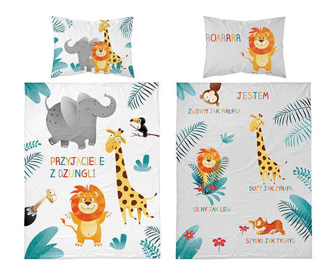 Disney Detexpol lenjerie de pat 2 piese 90x120 cm 0m+ Safari