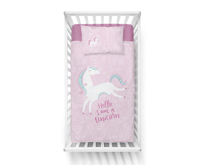 Disney Detexpol lenjerie de pat 2 piese Bamboo 100x135 cm 0m+ Unicorn