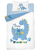 Disney Detexpol lenjerie de pat 2 piese Bamboo 90x120 cm 0m+ Dino blue