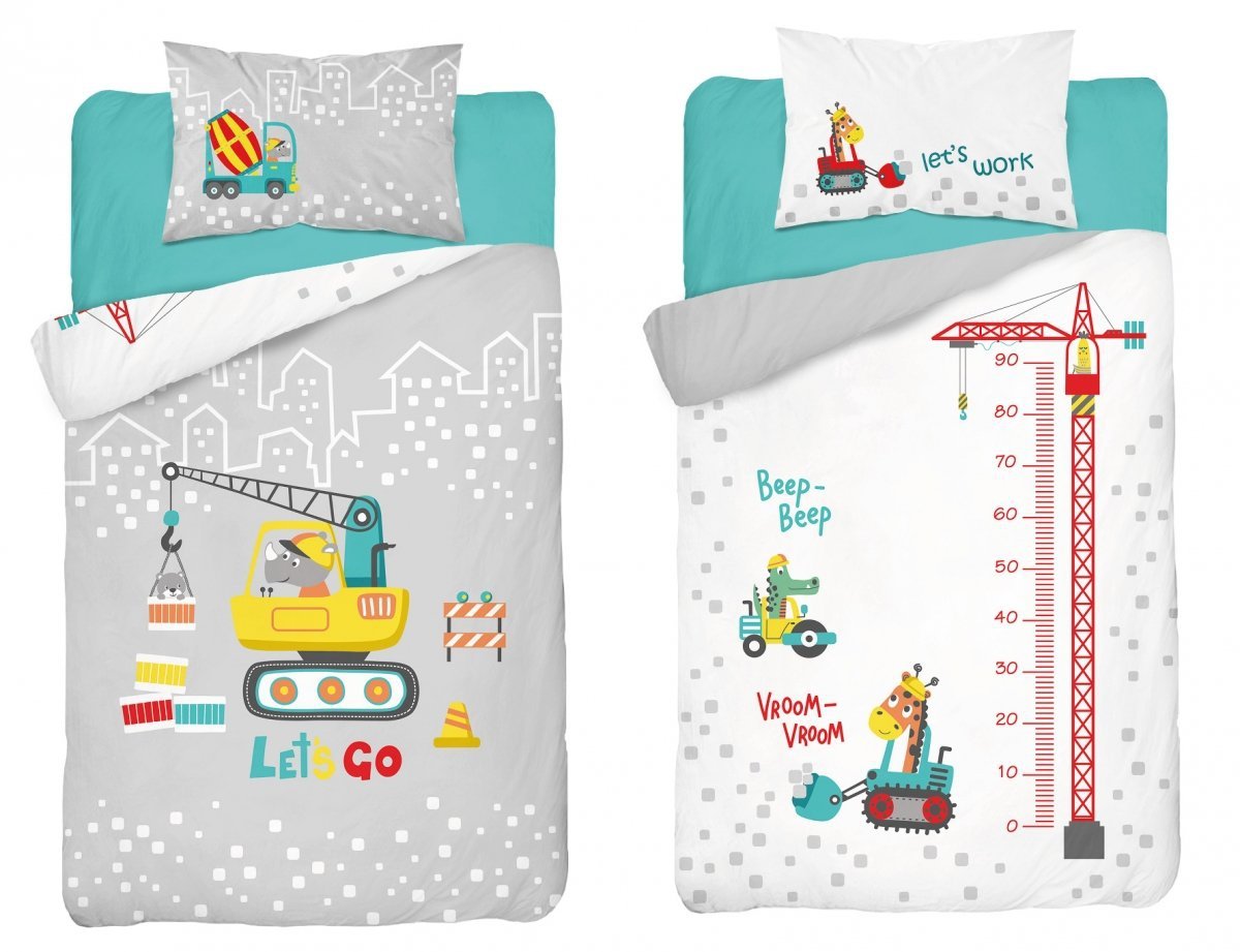 Disney Detexpol lenjerie de pat 2 piese Bamboo 90x120 cm 0m+ Macara gri