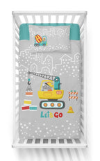 Disney Detexpol lenjerie de pat 2 piese Bamboo 90x120 cm 0m+ Macara gri