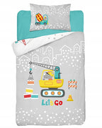 Disney Detexpol lenjerie de pat 2 piese Bamboo 90x120 cm 0m+ Macara gri