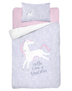 Disney Detexpol lenjerie de pat 2 piese Bamboo 90x120 cm 0m+ Unicorn mov