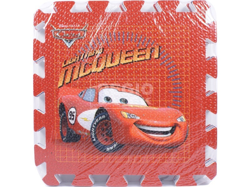 Disney covor de joaca tip puzzle 90x90 cm pentru 3 ani+, Cars 