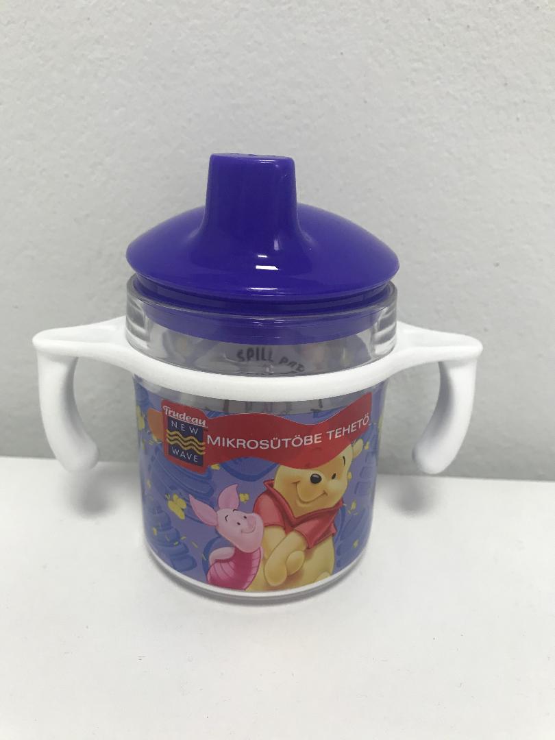 Disney pahar din plastic cu cioc si maner 12m+, Winnie