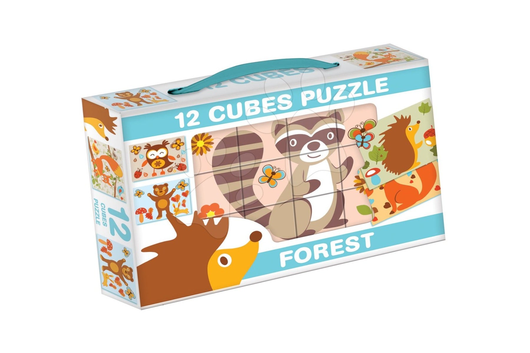 Dohany 12 cuburi cu povesti de tip puzzle 3 ani+ Forest