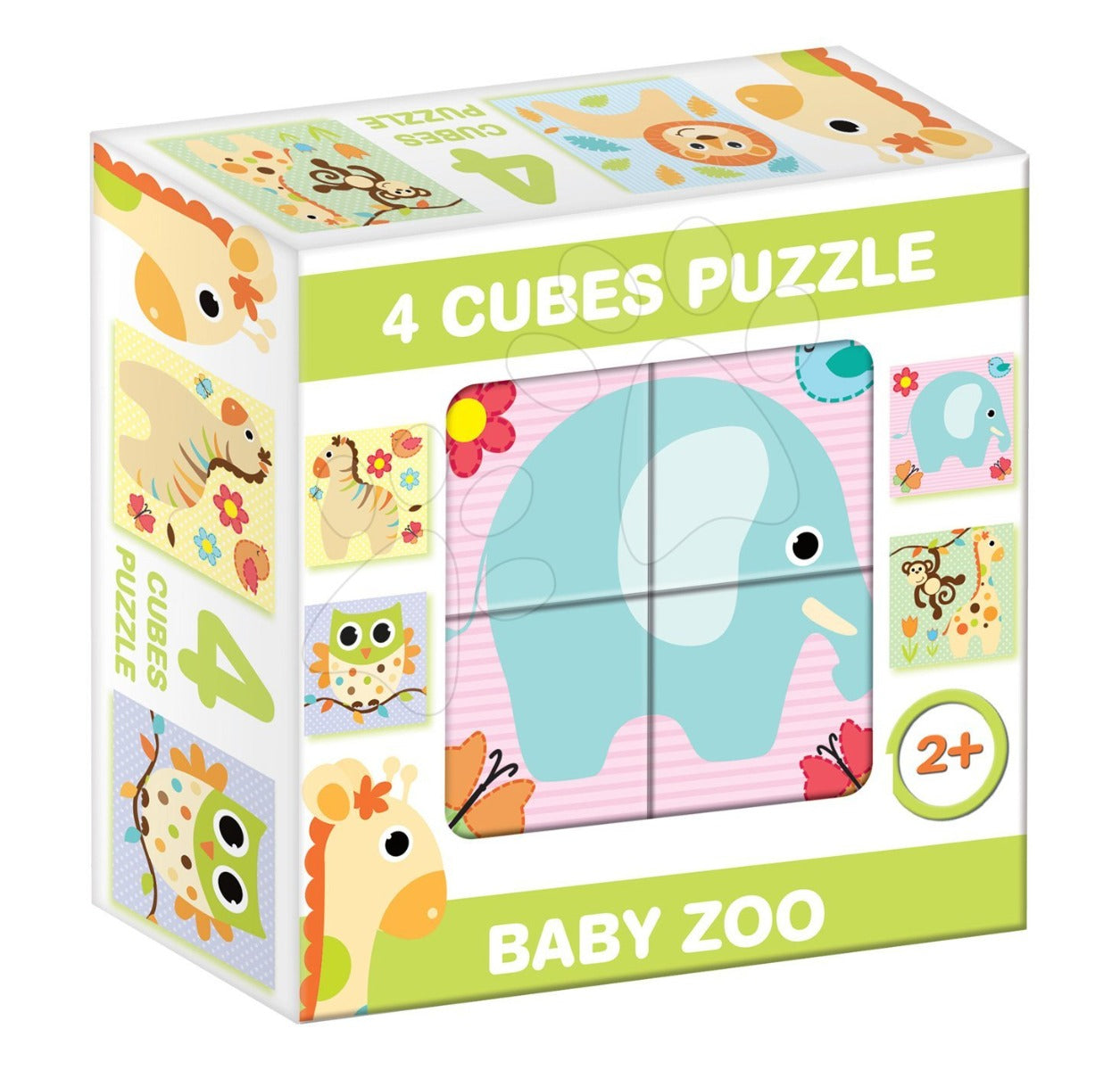 Dohany 4 cuburi cu povesti de tip puzzle 2 ani+ Baby Zoo Imagine principală a produsului