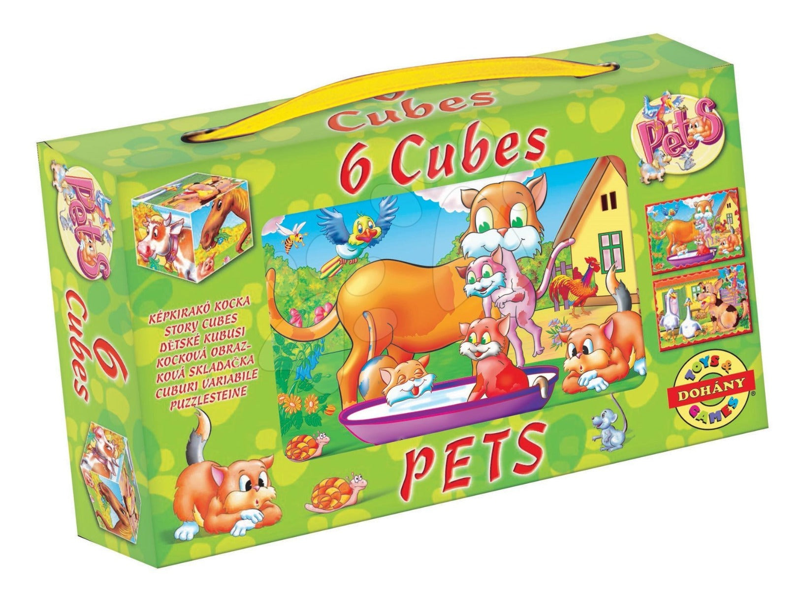 Dohany 6 cuburi cu povesti de tip puzzle 3 ani+ Pets