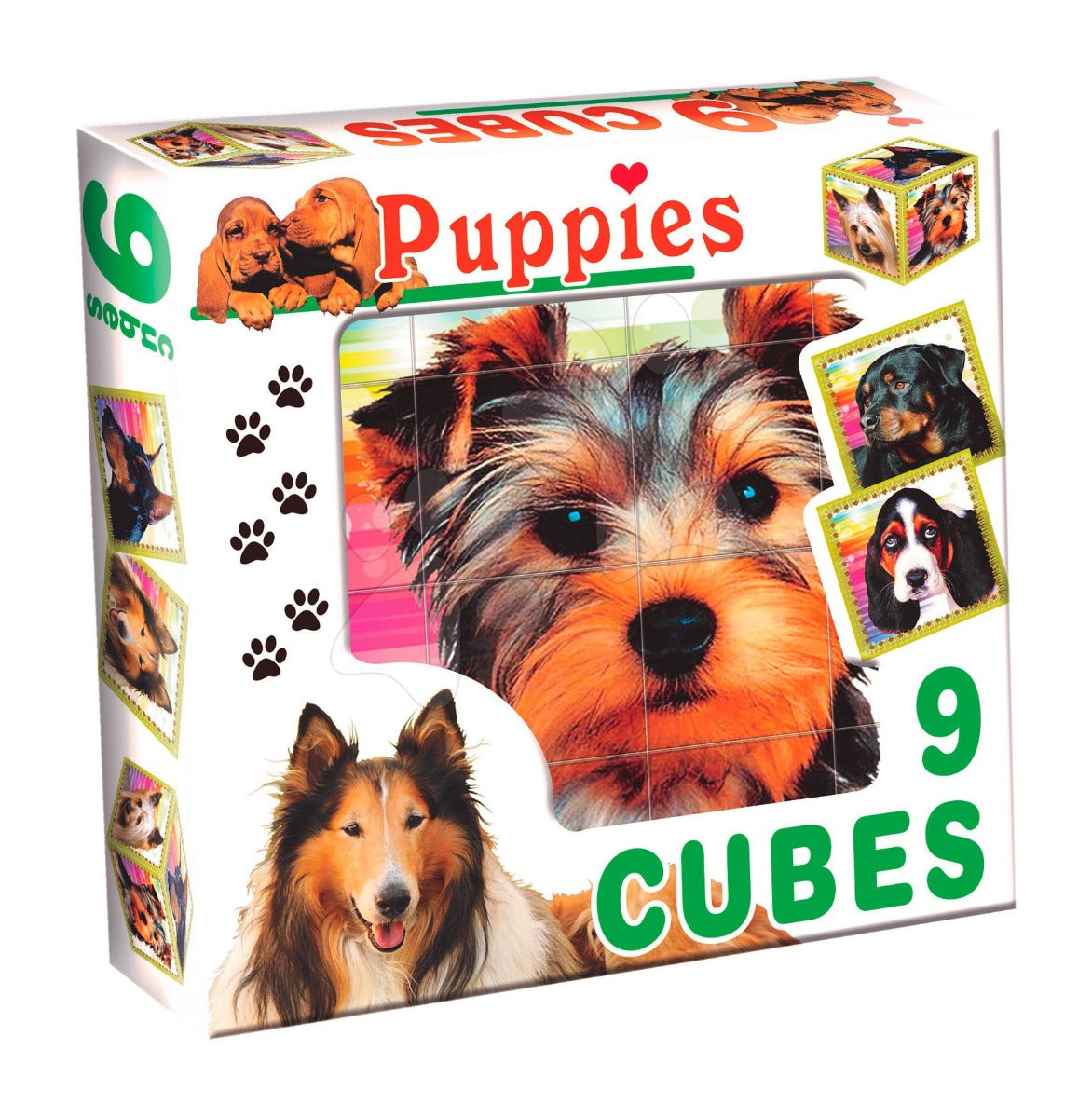 Dohany 9 cuburi cu povesti de tip puzzle 3 ani+ Puppies Imagine principală a produsului