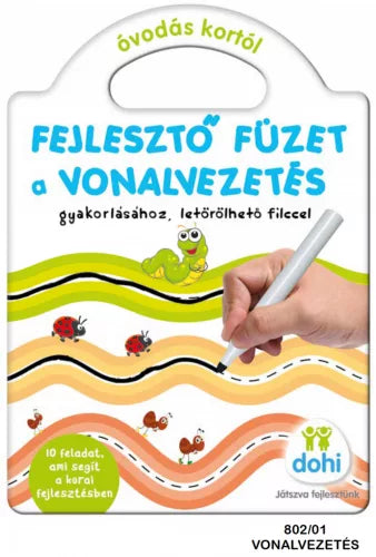 Dohany Caiet de dezvoltare cu carioca 3 ani+ Urmareste liniile