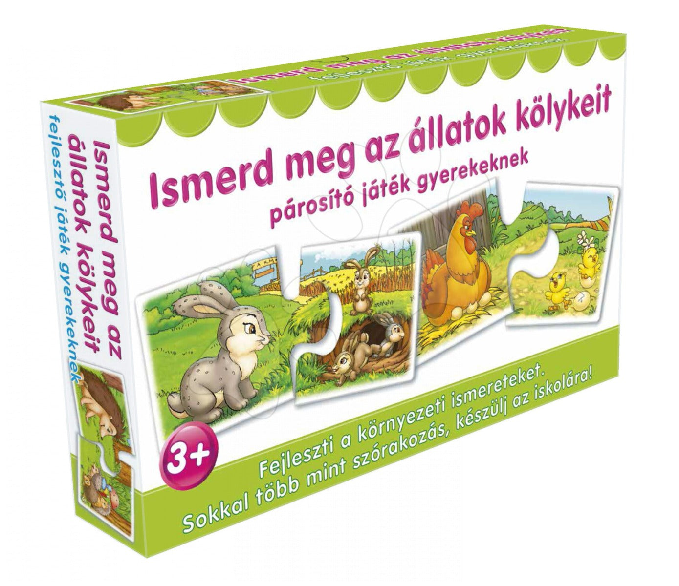 Dohany joc de asociere 3 ani+ Fa cunostinta cu puii animalelor