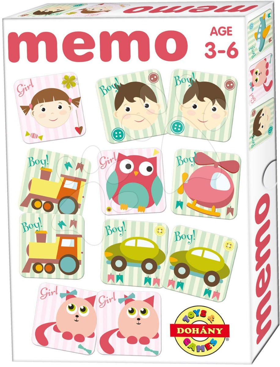 Dohany joc memorie Memo 3-6 ani Boy&Girl Imagine principală a produsului