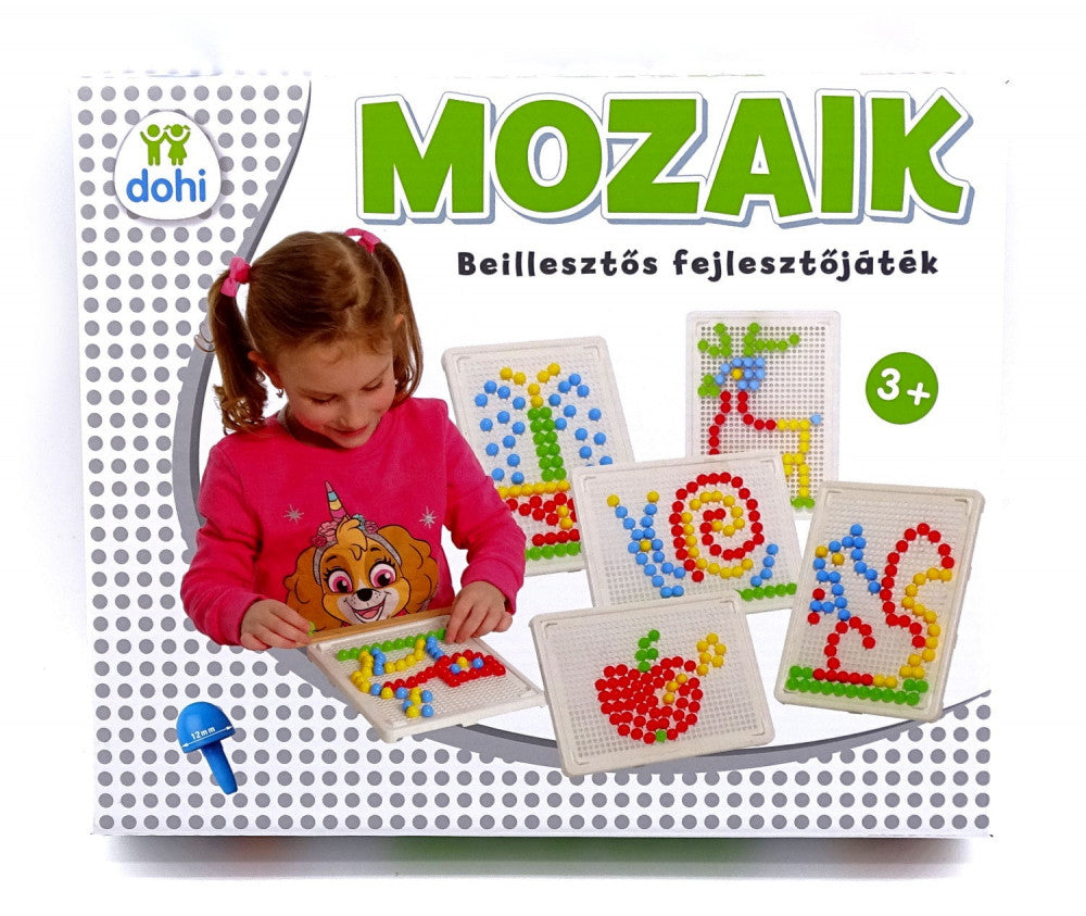 Dohany jucarie educativa mozaic 3 ani+ 100 buc