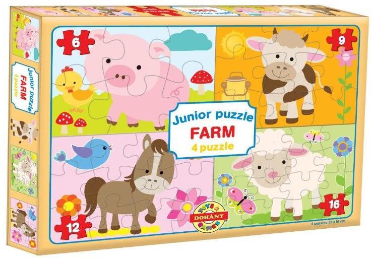 Dohany jucarie Junior Puzzle 2 ani+ Frema Imagine principală a produsului
