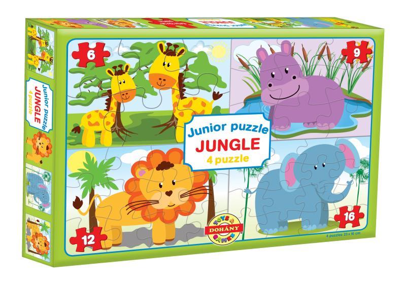 Dohany jucarie Junior Puzzle 2 ani+ Jungla Imagine principală a produsului