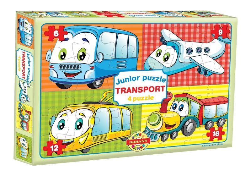 Dohany jucarie Junior Puzzle 2 ani+ Transport Imagine principală a produsului