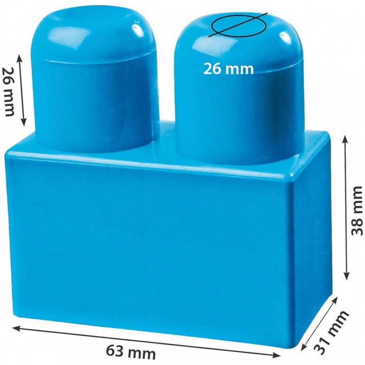 Dohany Maxi Blocks Joc de constructii 24m+ 112 Buc