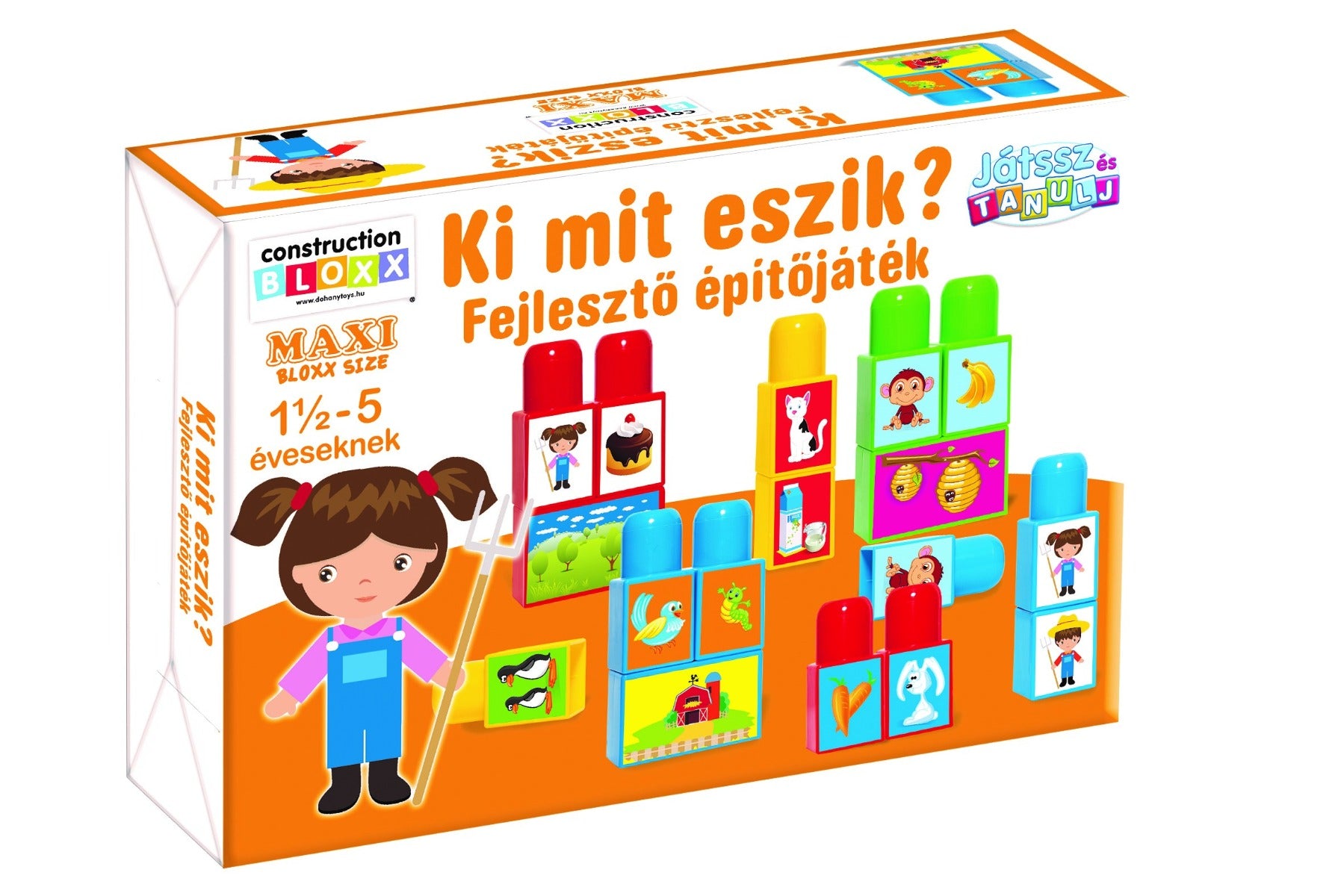 Dohany Maxi Bloxx Joc de constructii 18m+ Cine ce mananca?